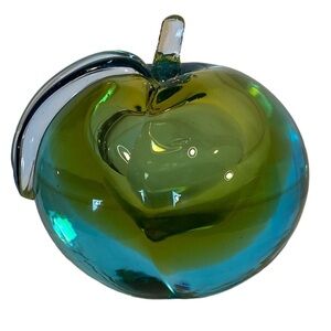 Vintage Alfredo Barbini Murano Glass Peach.